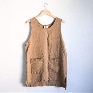 Jungmaven Aspen Dress in Terra-cotta size Large